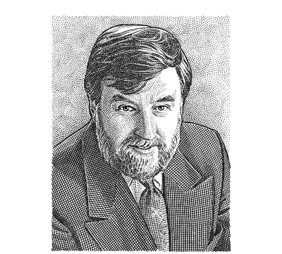 Hedcut illustration by visual artist Noli Novak for corporate and editorial clients.